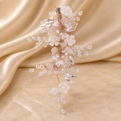 Alyssum Peach Hair Piece