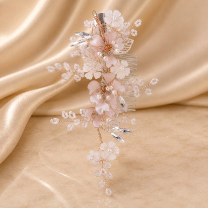 Alyssum Peach Hair Piece